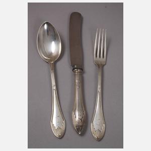 Großes Silberbesteck