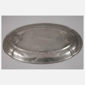 Kayserzinn Vorlegeplatte mit Fasanenmotiv