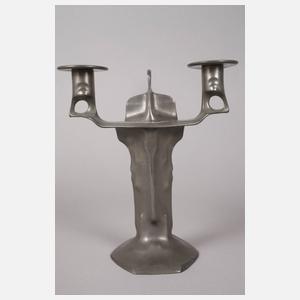 Hugo Leven Kerzenleuchter Kayserzinn