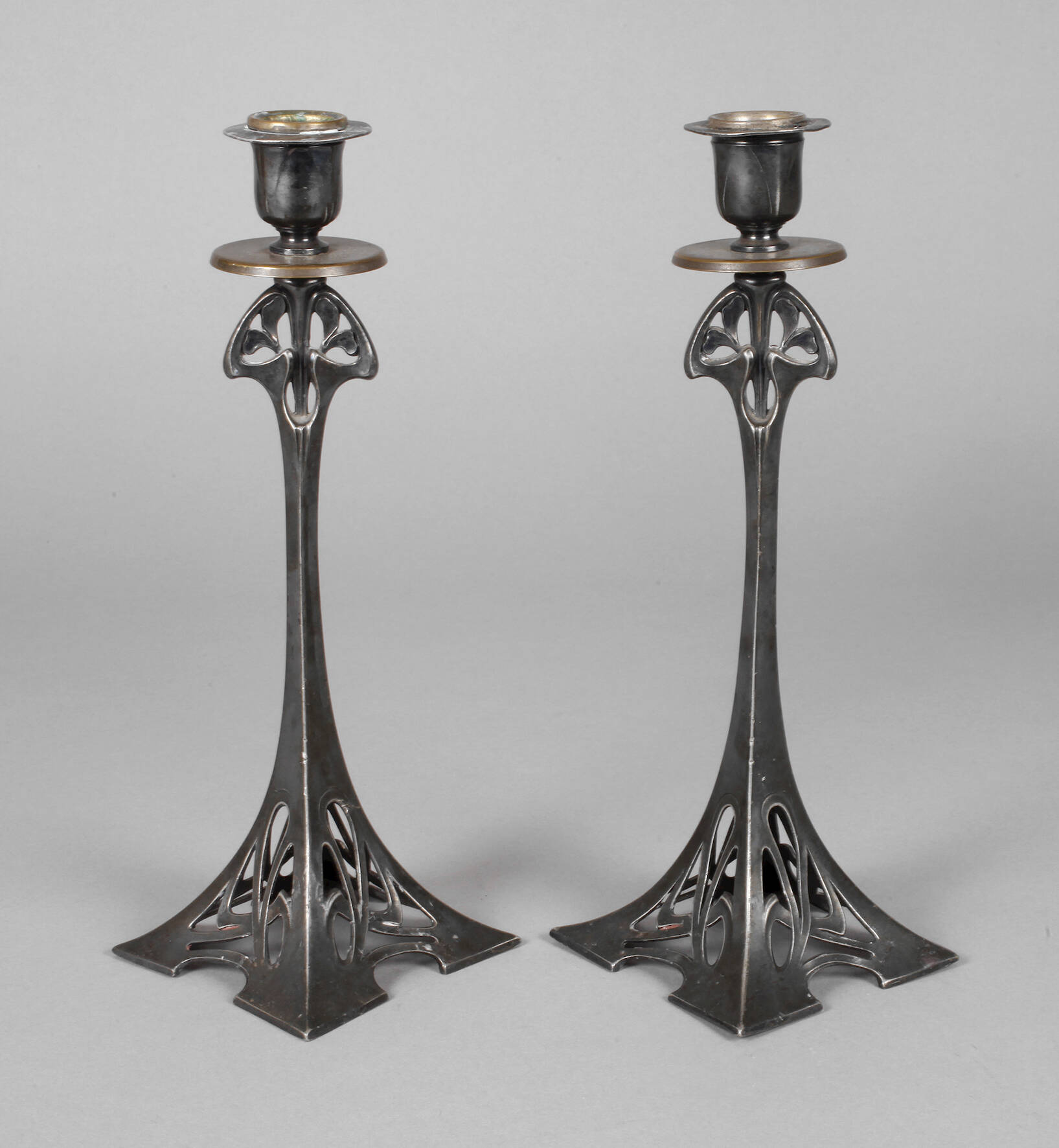 WMF Geislingen Kerzenleuchter Jugendstil