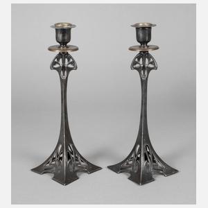 WMF Geislingen Kerzenleuchter Jugendstil