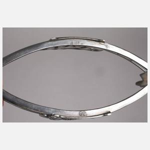 WMF Geislingen kleine Jardiniere mit Glaseinsatz