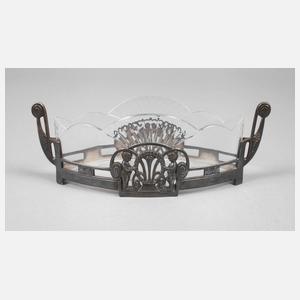 WMF Geislingen kleine Jardiniere mit Glaseinsatz