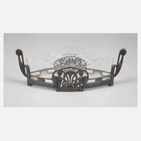 WMF Geislingen kleine Jardiniere mit Glaseinsatz111