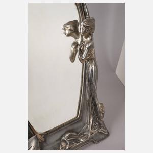 Großer Tischspiegel Jugendstil