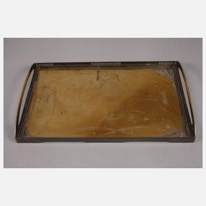 Jugendstiltablett Messing