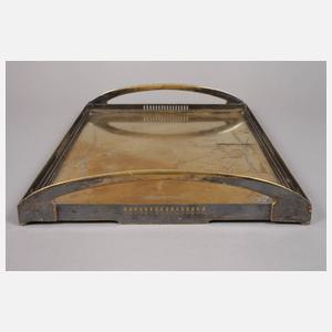 Jugendstiltablett Messing