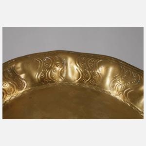 Georg Mendelssohn Tablett Messing