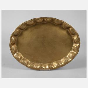 Georg Mendelssohn Tablett Messing