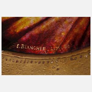 Limoges großes Frauenportrait