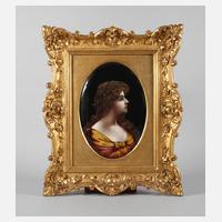 Limoges großes Frauenportrait111