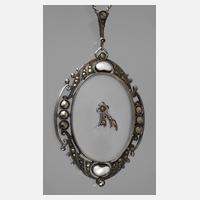 Anhänger mit Bergkristall und Markasiten111