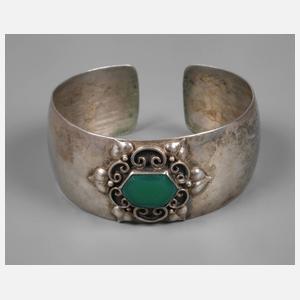 Armspange mit grünem Achat