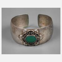 Armspange mit grünem Achat111