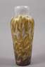 Jugendstilvase mit gekämmtem Fadendekor