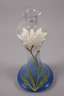 Jugendstilvase mit Emaillebemalung