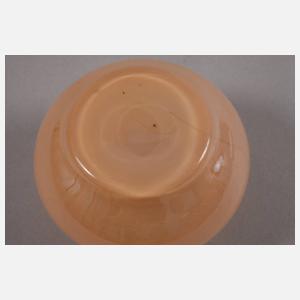 Kleine Kugelvase mit Lüsterglasur