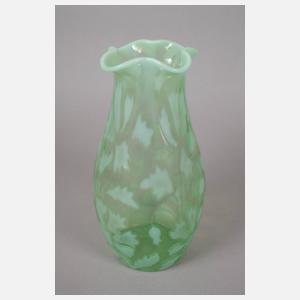 Jugendstilvase mit Uran- und Opalglas