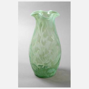 Jugendstilvase mit Uran- und Opalglas