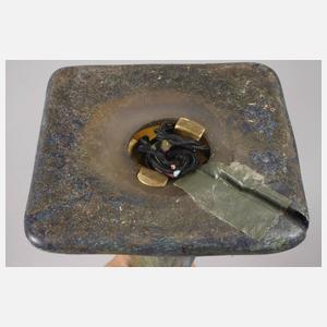 Paar große Lampenfüße Daum Nancy