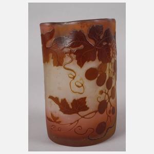 Émile Gallé Ätzglasvase