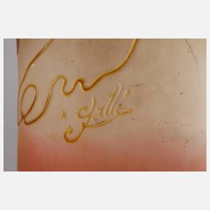 Émile Gallé Ätzglasvase