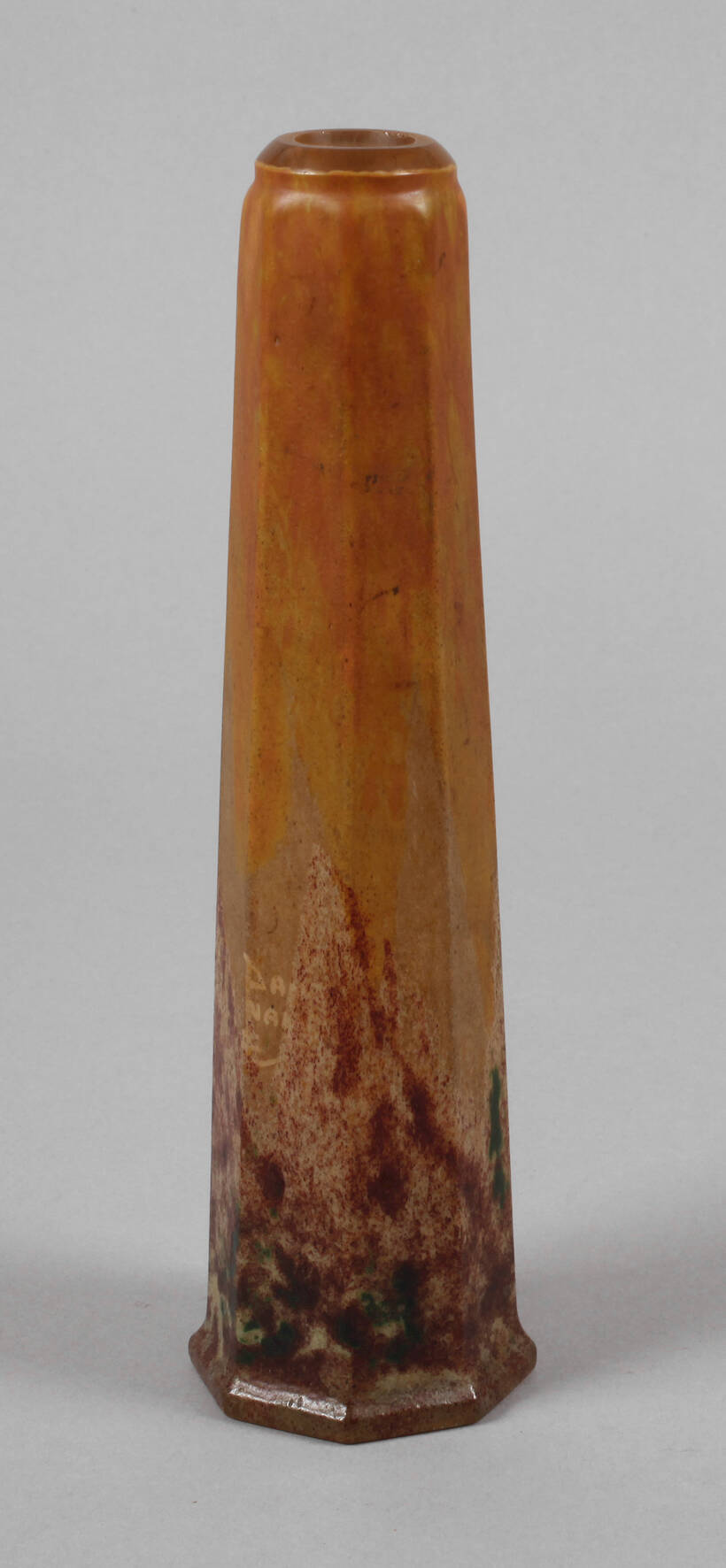 Daum Nancy Vase mit Pulveraufschmelzungen