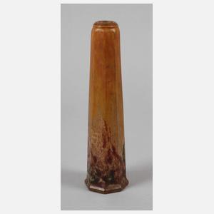 Daum Nancy Vase mit Pulveraufschmelzungen