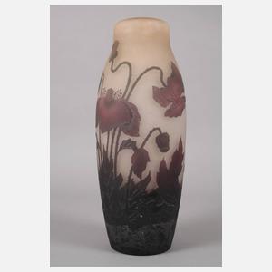 Große Ätzglasvase Arsall