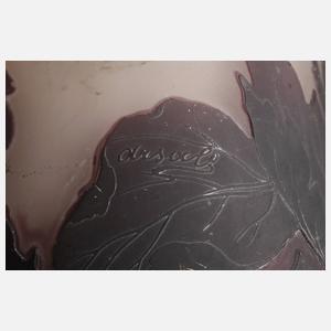 Große Ätzglasvase Arsall