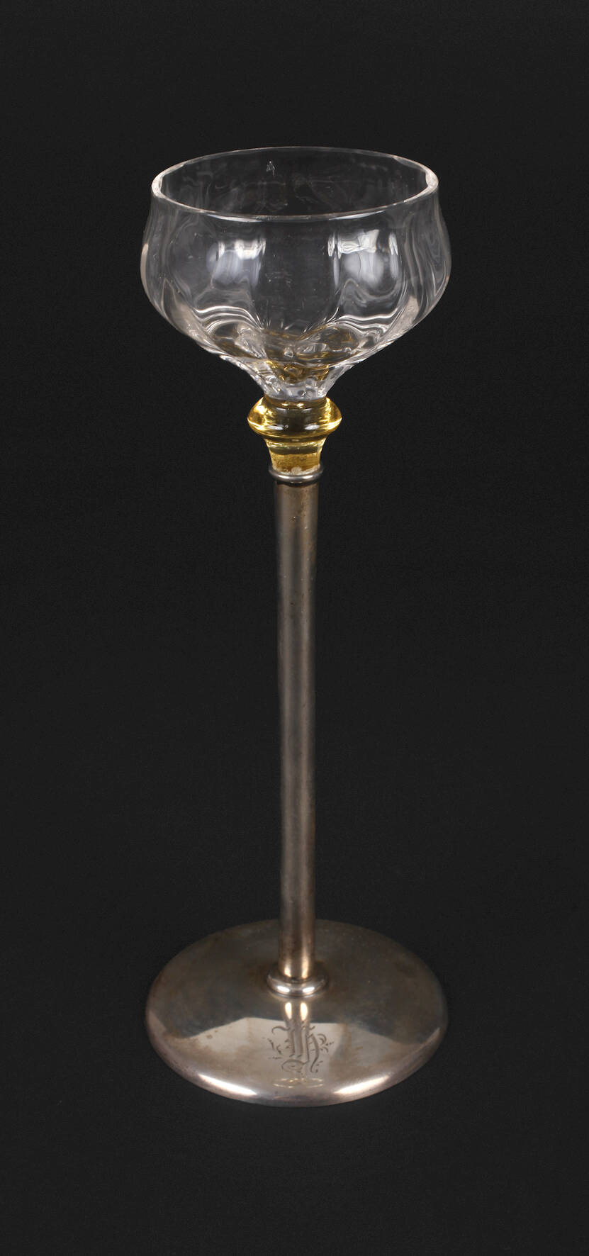 Koloman Moser, Likörglas mit Silberschaft