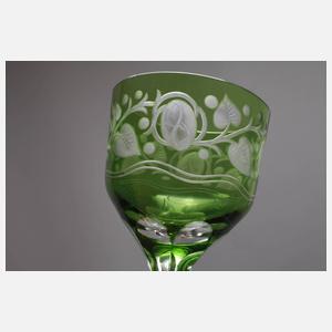 Weinrömer mit Rosenschliff