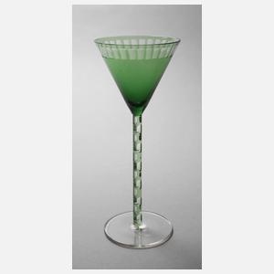 Seltenes Weinglas Otto Prutscher