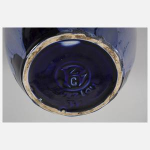 Bunzlau große Laufglasurvase