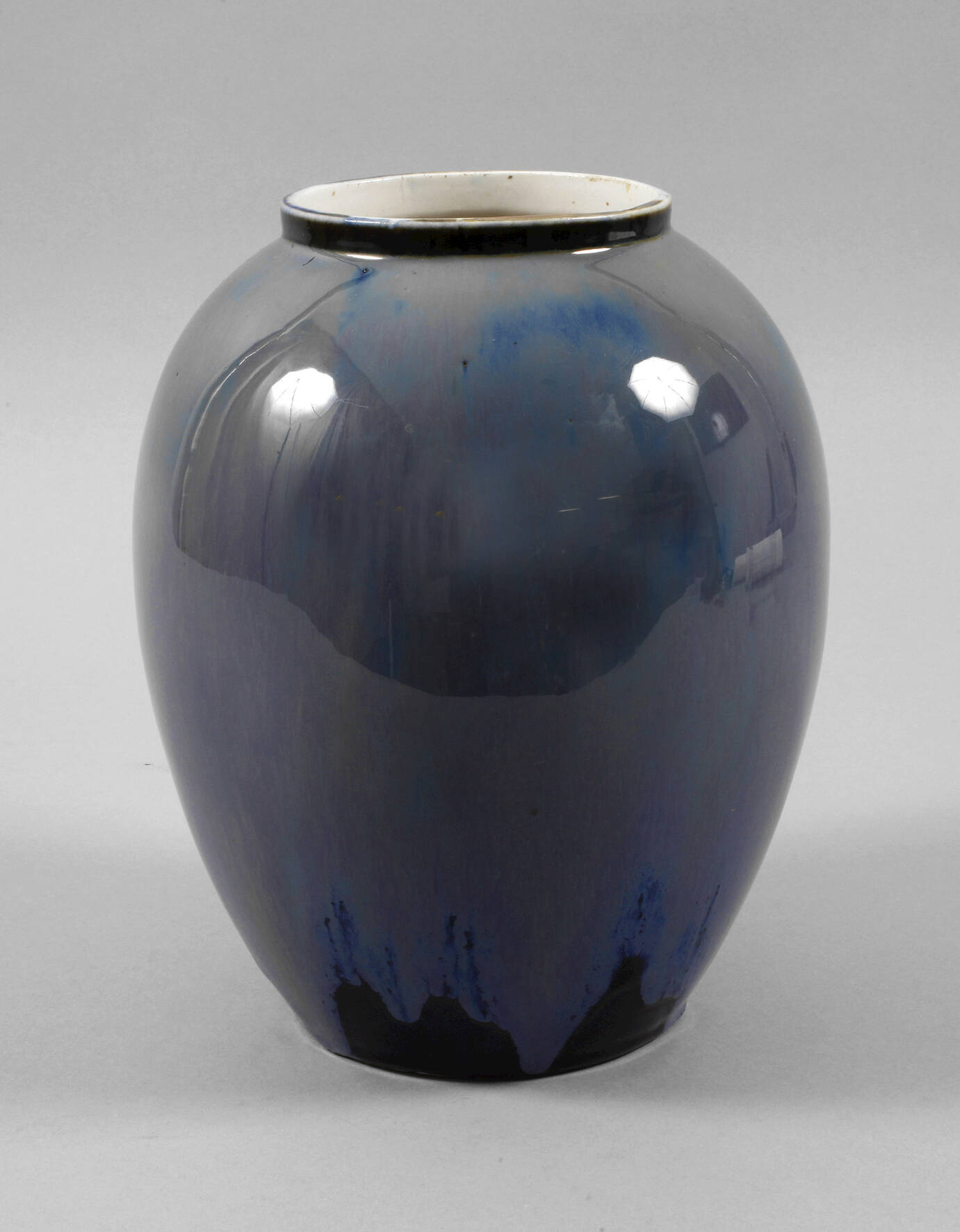 Bunzlau große Laufglasurvase