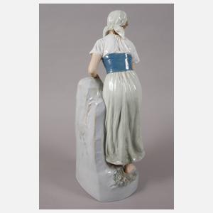 Böhmen Magd am Brunnen