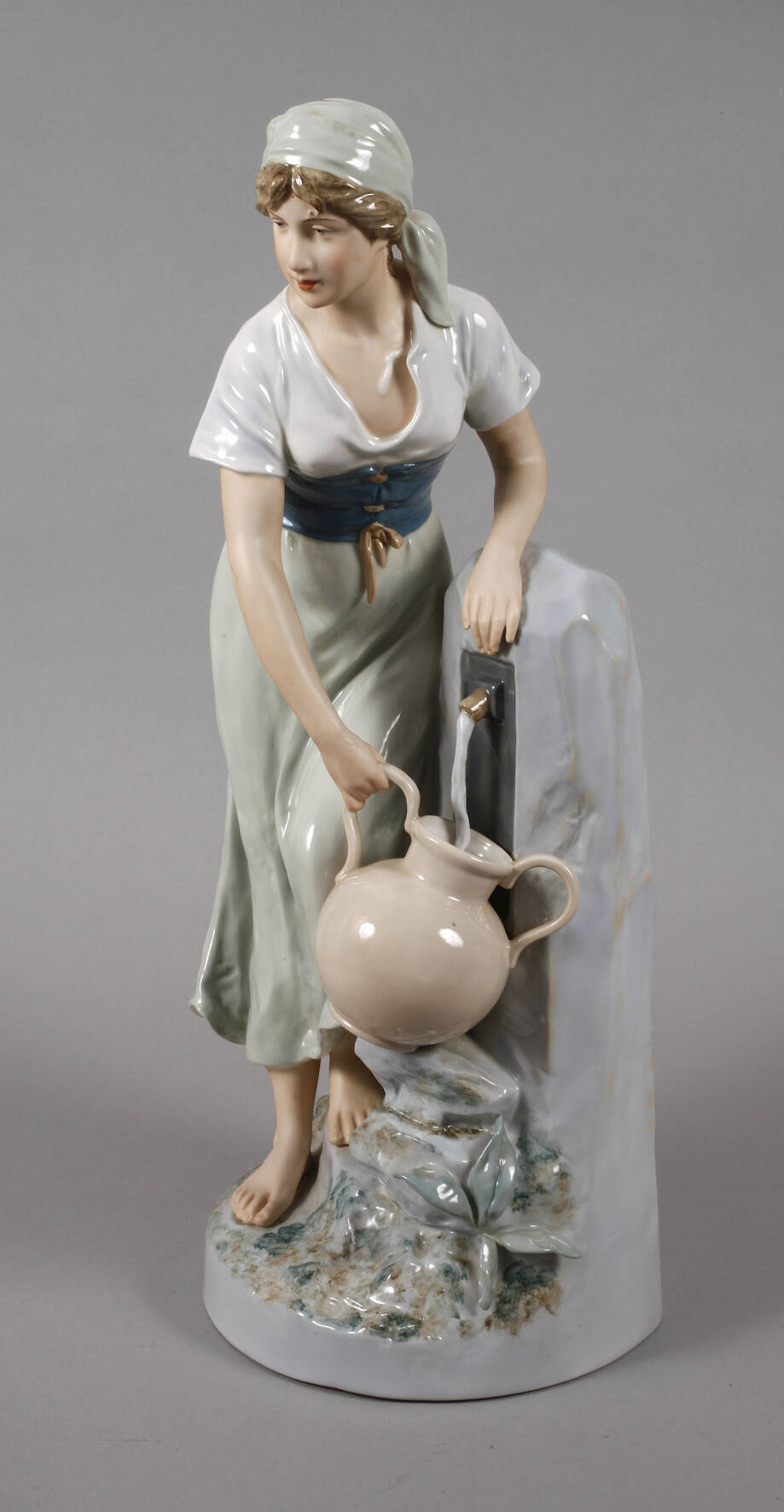 Böhmen Magd am Brunnen