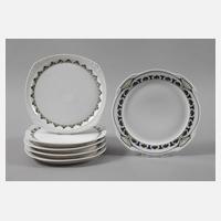 Burgau Konvolut Dessertteller111