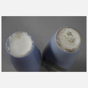 Galluba & Hofmann Ilmenau Paar Henkelvasen Jugendstil