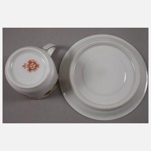 Hutschenreuther sechs Mokkatassen Schule Peter Behrens