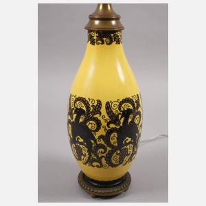 Hutschenreuther Lampenfuß Vogelmotiv