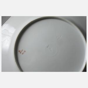 Kaestner Platte und drei Teller Schule Henry van de Velde