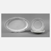 Kaestner Platte und drei Teller Schule Henry van de Velde111