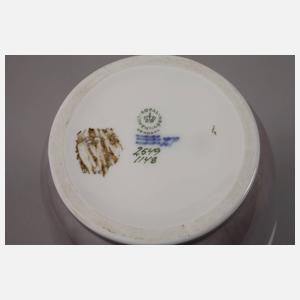 Kopenhagen Vase Stockrosendekor