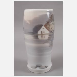 Kopenhagen Vase Dorfweihermotiv