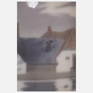 Kopenhagen Vase Dorfweihermotiv