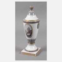 Kopenhagen Deckelvase Kirchenansicht "Dybbøl Kirke"111