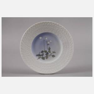 Kopenhagen acht Speiseteller Schmetterlingsdekor