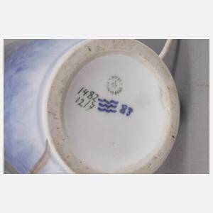 Kopenhagen Bordlampe Blumendekor