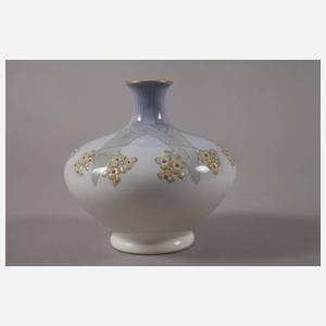 KPM Berlin Enghalsvase Emaillemalerei